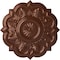 Ekena Millwork Deria Ceiling Medallion (Fits Canopies up to 6"), Hand-Painted Copper Penny, 20 1/4"OD x 1 1/2"P CM20DRCPS - alternate 1